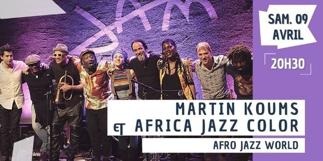 MARTIN KOUMS & AFRICA JAZZ COLOR- Le 09/04</br><span style="font-size: medium;"><em>Tropic Promo Music</em></span>