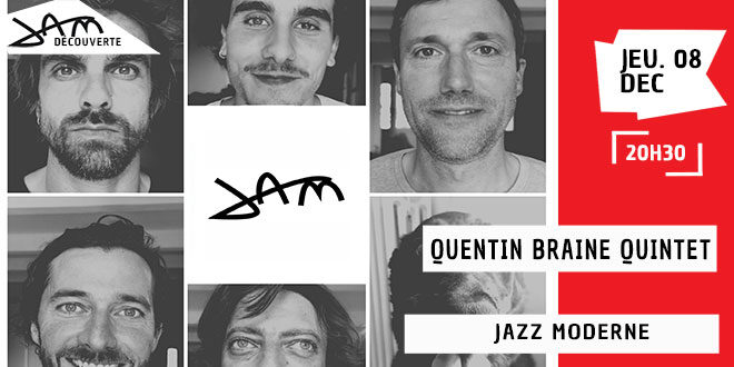 QUENTIN BRAINE QUINTET – LE 08/12 </br><span style="font-size: medium;"><em>JAM Découverte</em></span>