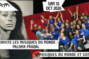 GIP INVITE LES MUSIQUES DU MONDE : PALOMA PRADAL au JAM