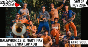 BALAPHONICS & MARY MAY feat. EMMA LAMADJI au JAM